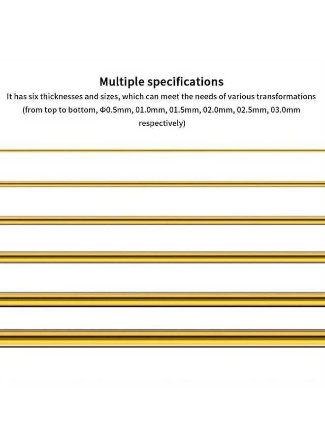 1 5mm Brass Rods For Model Making High Quality Alloy Metal Round Solid Bars - Image 5