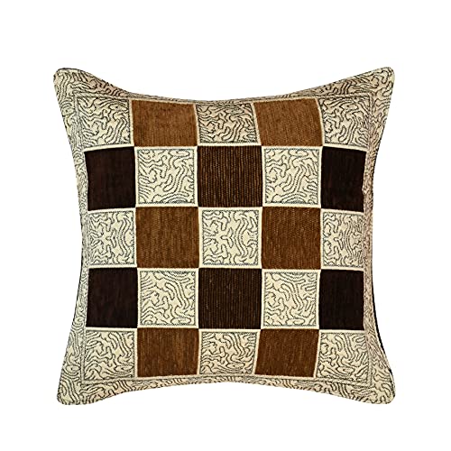 jayvaam Chenille 5 Piece Cushion Cover Set for Sofa Living Room Plus Pillow case for Home & Office, Size 40 x 40 cm - Image 2