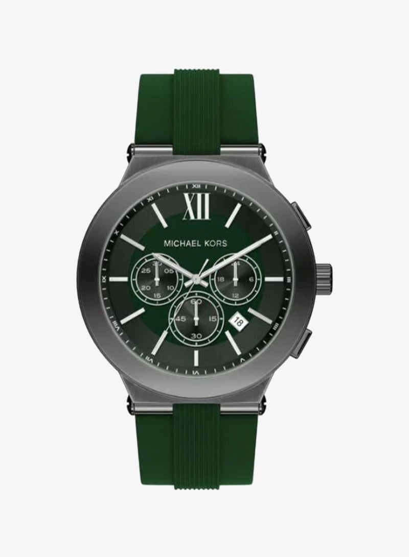 Michael Kors MK9255 Analog Watch with Stainless Steel Case and Plastic Strap - Image 1