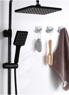 Self Adhesive Hooks,Heavy Duty Stick On Wall and Door Hooks for Hanging,Towel Hooks for Coat/Robe/Towels Stick on Bathroom/Kitchen/Room, 4 Pack - pzsku/ZB476254252E24B6906B3Z/45/_/1737279568/7fd0ff2f-6038-491d-94ed-dce72ff6ae95