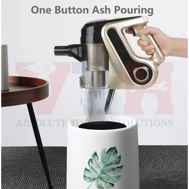 VTH WITH TAGLINE ABSOLUTE TOOLING SOLUTIONS مكنسة كهربائية محمولة VTH بقوة 2000 واط مع شفط 18 كيلو باسكال وسلك بطول 5 أمتار وفلتر قابل للغسل وسعة غبار 06 لتر وتصميم مريح مثالي لتنظيف المنزل والمكتب والسيارة - Image 4