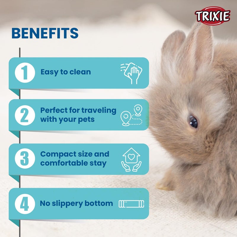 Trixie : - Pico Transport Box | Plastic Material, it can be Opened at The Top | Suitable for Hamsters, Small Animals | Color can be Send on The Basis of Availability - Image 5