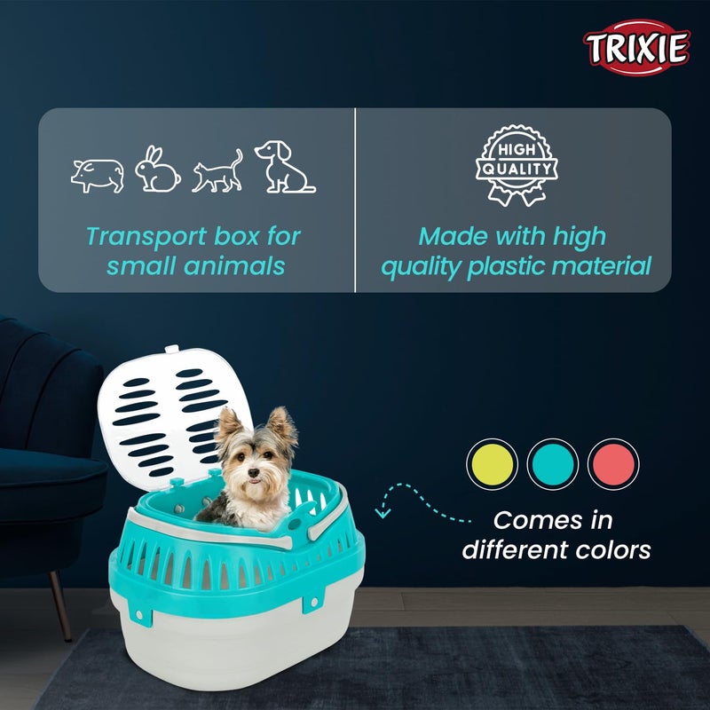Trixie : - Pico Transport Box | Plastic Material, it can be Opened at The Top | Suitable for Hamsters, Small Animals | Color can be Send on The Basis of Availability - Image 3