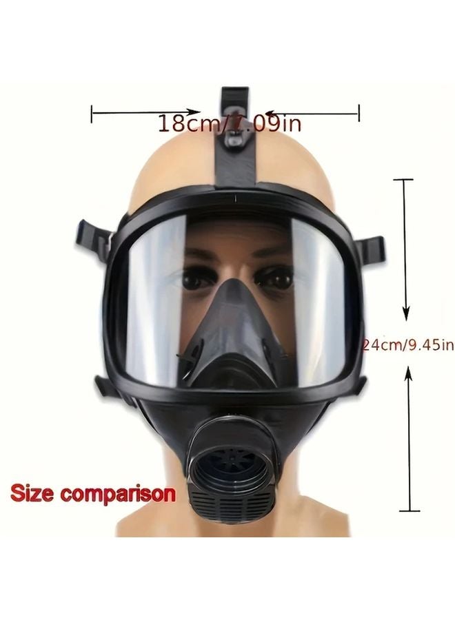 Model 87 Reusable Rubber Full Face Gas Mask With 40mm Activated Carbon Filters - Image 4