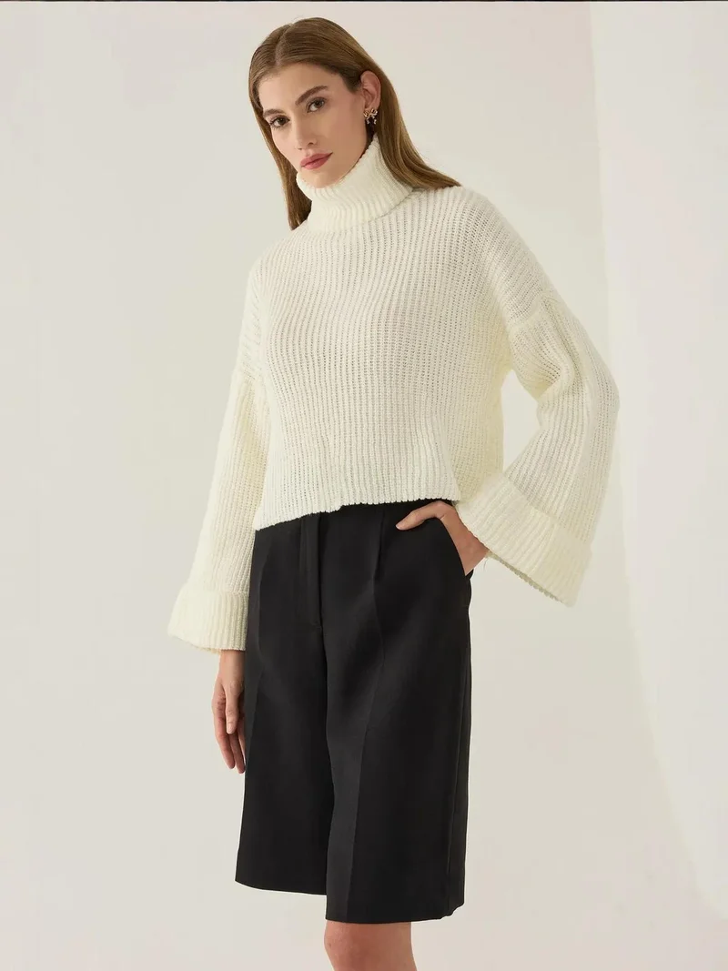 HICCUP Oversized High-Neck Sweater