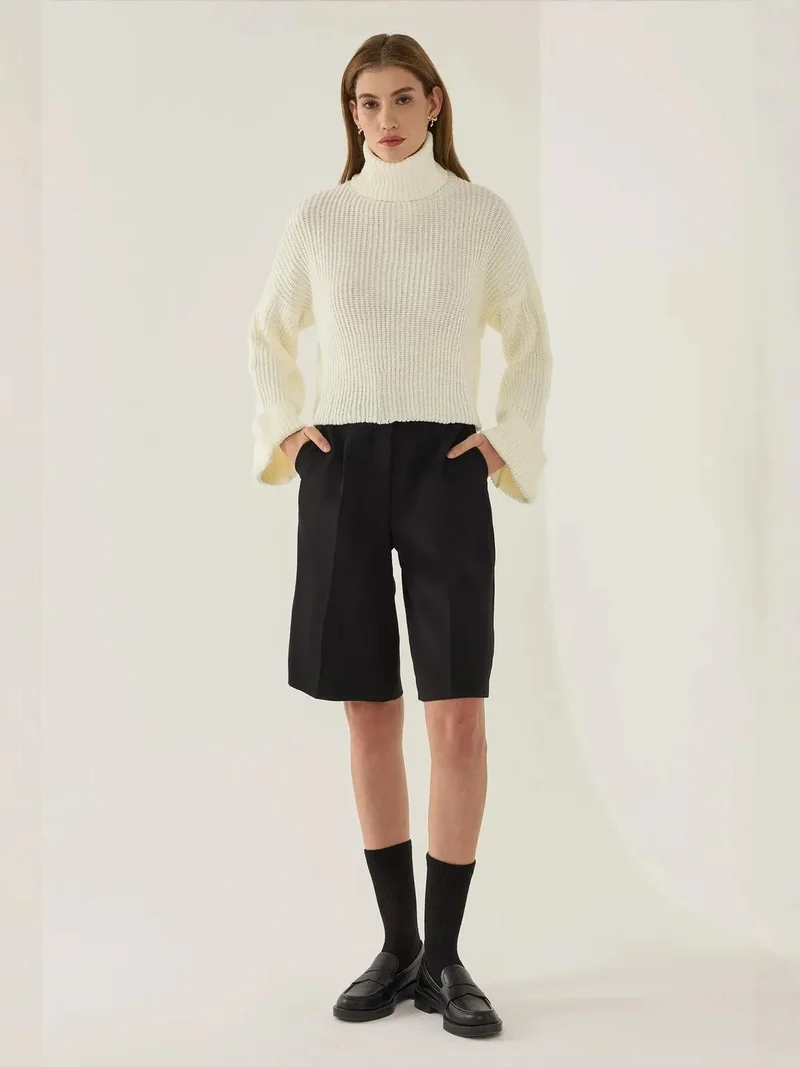 HICCUP Oversized High-Neck Sweater