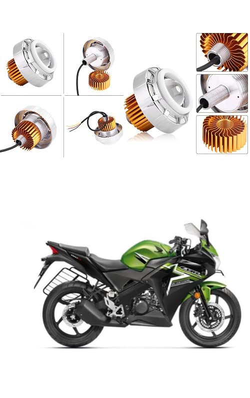 XZRTZ Dual Aperture Hi/Low Beam LED Projector Headlight For Motorcycle Angel Eyes Devil Eyes Halo Compatible With H-onda CBR 150R - Image 3
