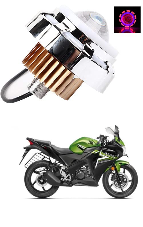 XZRTZ Dual Aperture Hi/Low Beam LED Projector Headlight For Motorcycle Angel Eyes Devil Eyes Halo Compatible With H-onda CBR 150R - Image 1