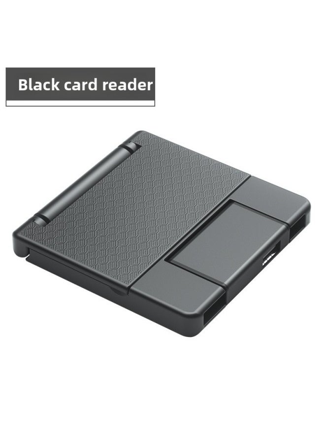 Generic - Multi-function OTG Card Reader SD TF Memory Card U Disk Storage Box For Apple Mobile Phone Type-c Expansion-Color:Silver Gray (chinese Packaging) - Image 1