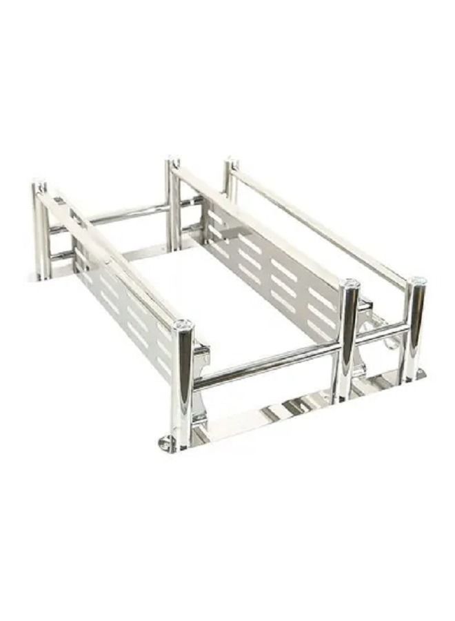 AGD Stainless Steel Wall-Mounted Towel Rack Silver - Image 2