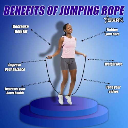 Star X StarX Altra Speed Skipping Rope 9ft, Polyvinyl Chlorine (PVC), BLACK - Image 5