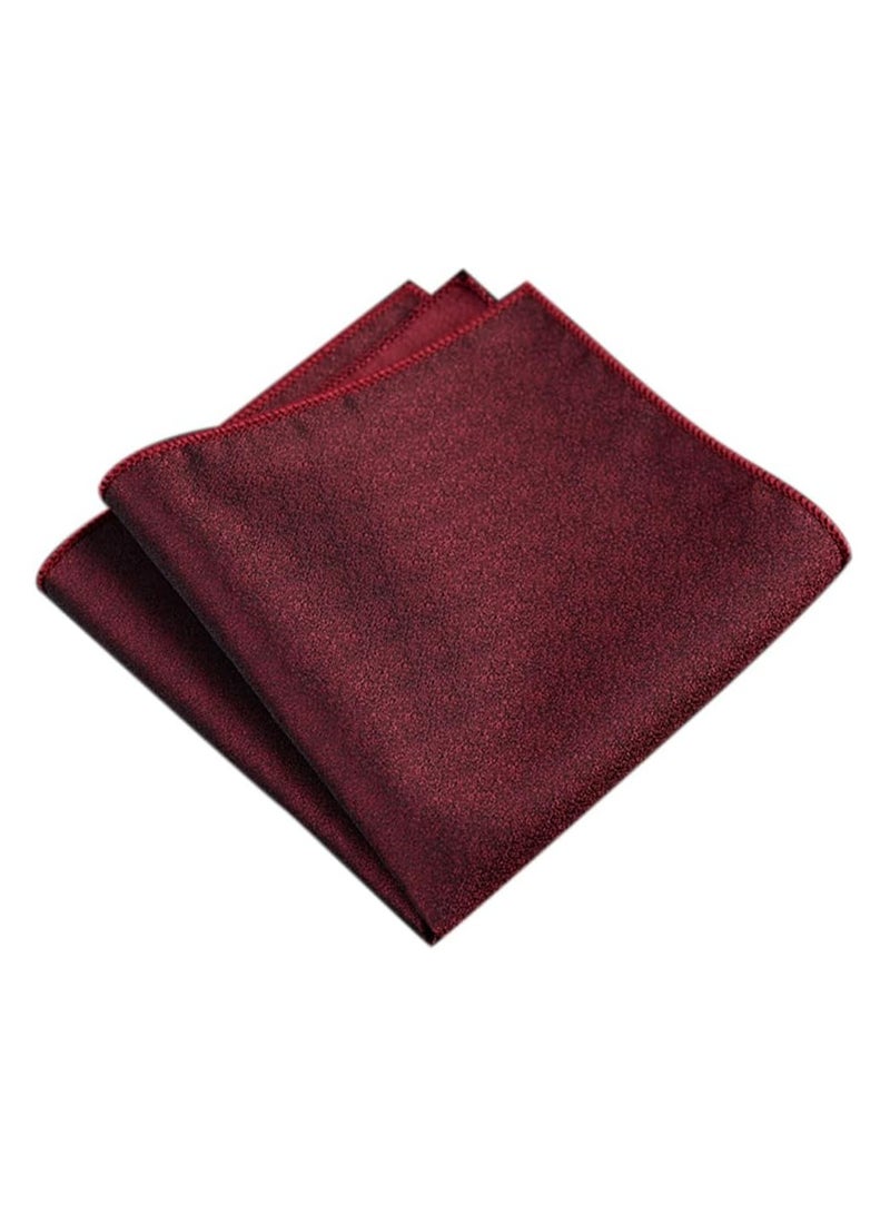4 Pack Men's Pocket Squares Set, Assorted Colors, 23cm x 23cm Handkerchiefs for Weddings, Parties. - Image 3