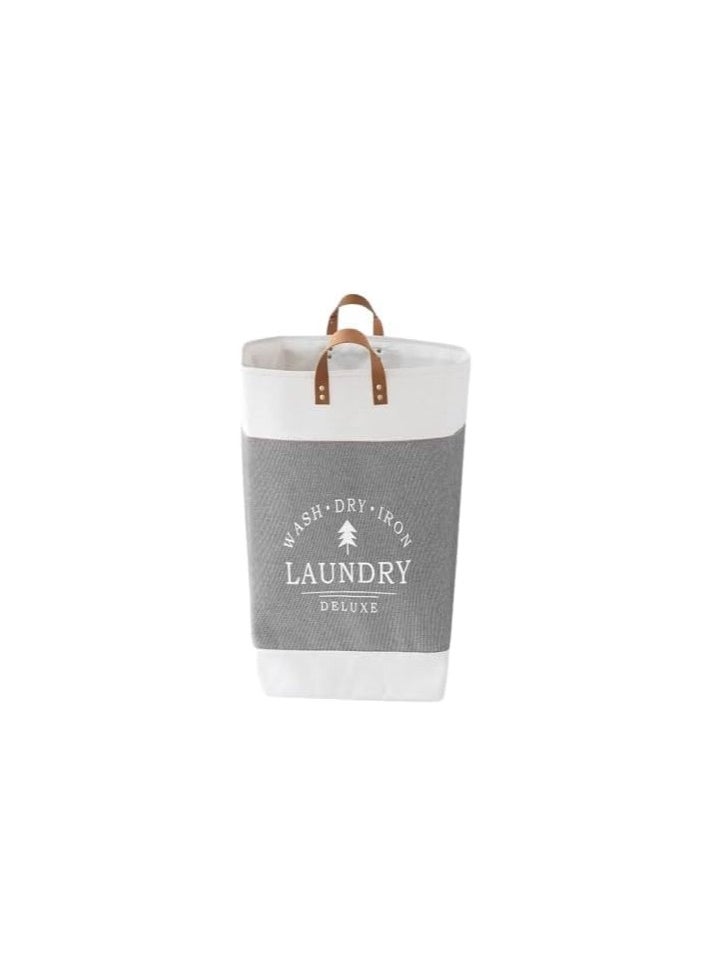 Spaceshoop Laundry Baskets Collapsible Laundry Bag for Bedroom Laundry Hampers Clothes Storage Organizer Decorative with Handle for Bathroom Home  - Image 1