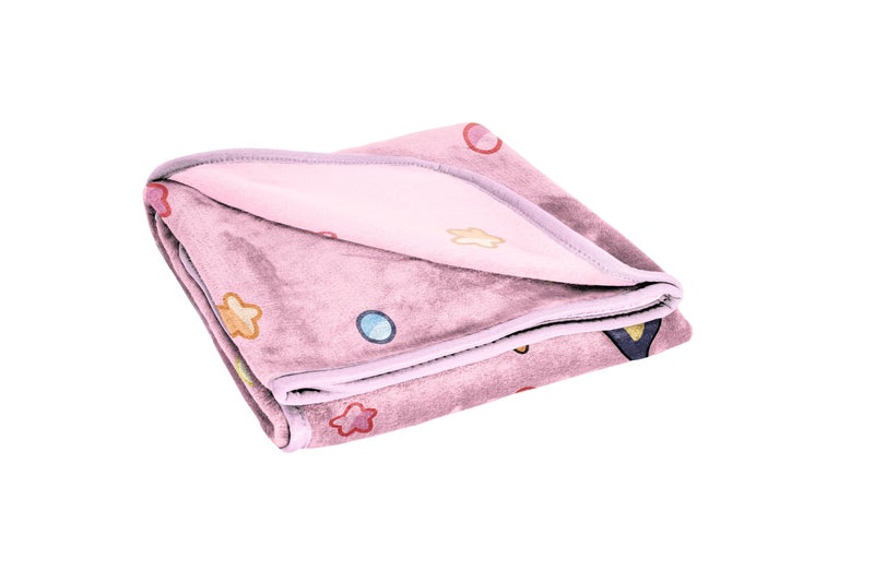 Jay Franco Kids Plush Throw Blanket â€“ Soft & Comfy Throw for Couch or Bed â€“ Cozy Home DÃ©cor for Living Room & Bedroom, Pink - Bluey, 40x50 - Travel Blanket - Image 5