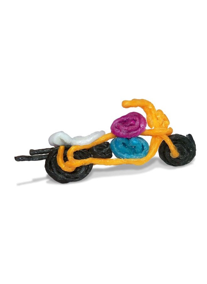 WikkiStix - Wikki Stix for Doodlers - Kid's Travel Essential: Portable Creativity On-The-Go! Pack of 24 Wikki Stix in Neon and Primary Colors. Made in USA ! 3 & Up. - Image 1