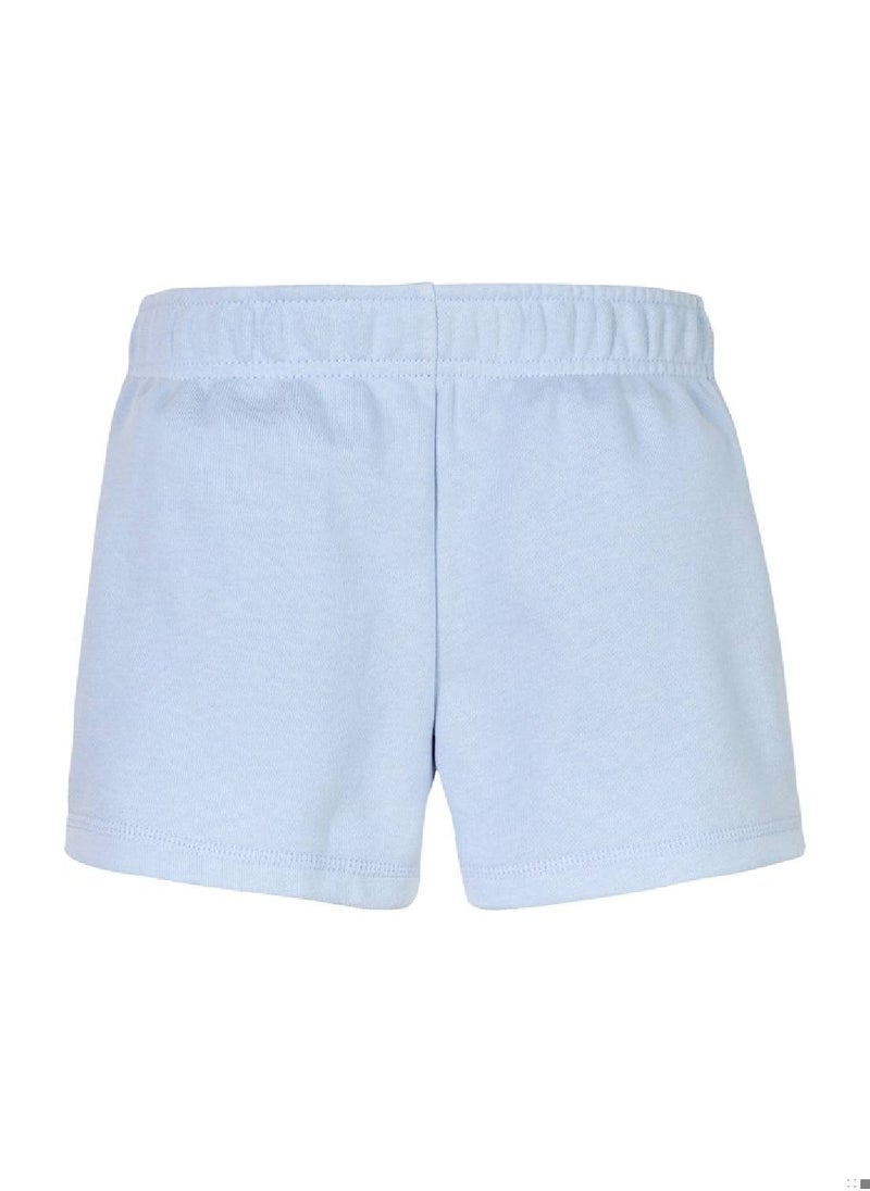 TOMMY HILFIGER Girls' Relaxed Sweat Shorts - Cotton, Blue  - Image 5