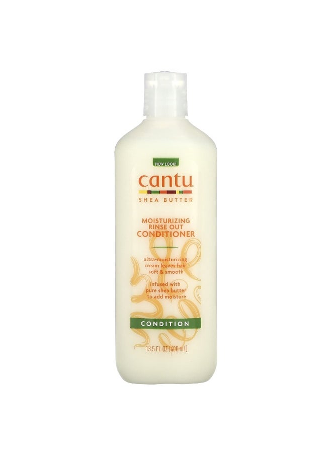 Cantu - Cantu, Shea Butter, Moisturizing Rinse Out Conditioner, 13.5 fl oz (400 ml) - Image 1