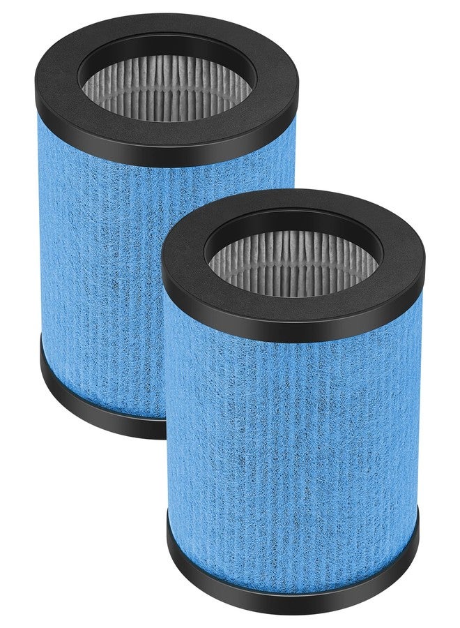 LINNIW فلتر بديل TPAP002 متوافق مع جهاز TOPPIN TPAP002 Comfy Air C1، فلتر كربون نشط فعال 4 في 1، رقم القطعة TPFF002، عبوة من قطعتين - Image 1