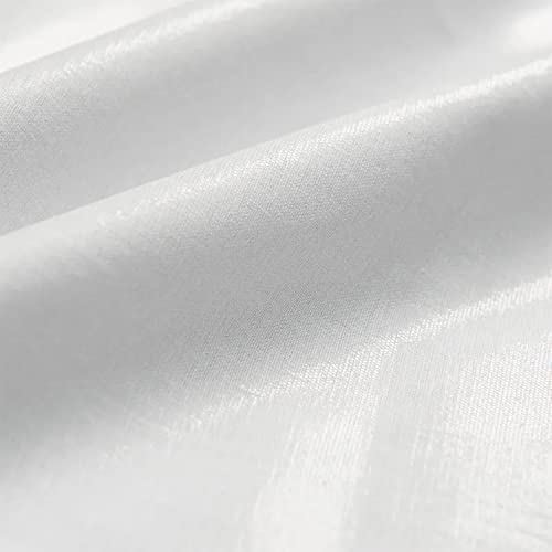 Aakriti Solid 44 inch Width Bukram Pasting, 100% Cotton Fabric Pasting Used in Tailoring, Shirts, Dresses, Curtains, Suits & Crafting, Quilting and Sewing (BUKRAM PASTING-2 Meter), White - Image 3