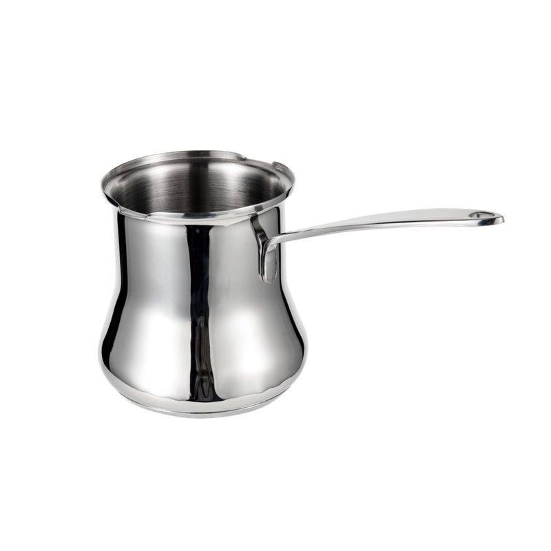 IMEEA Turkish Coffee Pot Arabic Coffee Pot Cezve Turkish Coffee Pot 1810 Stainless Steel Greek Coffee Pot Briki Turkish Coffee Maker 169 Ounces