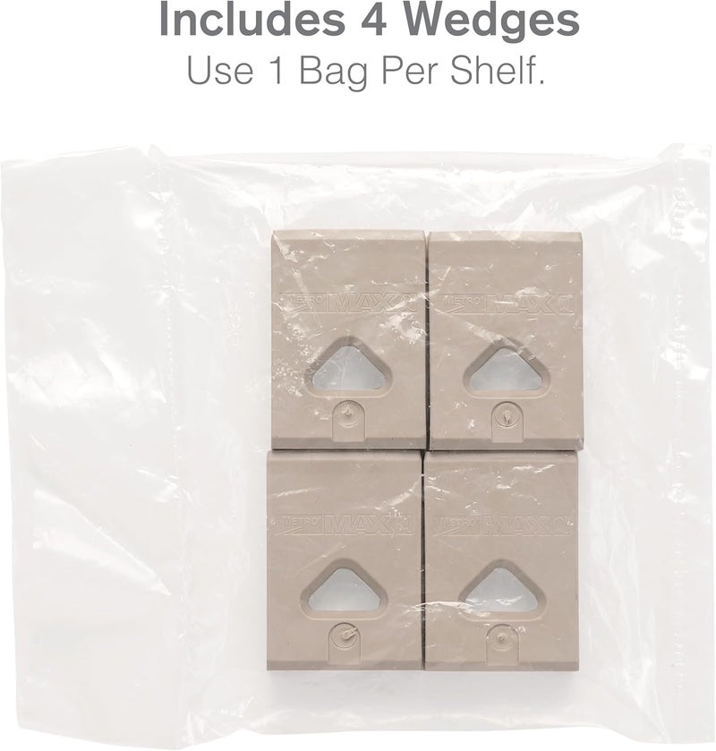 Metro MQ9985 MetroMax Q Industrial Plastic Shelving Wedges, Bag of 4 - Image 2