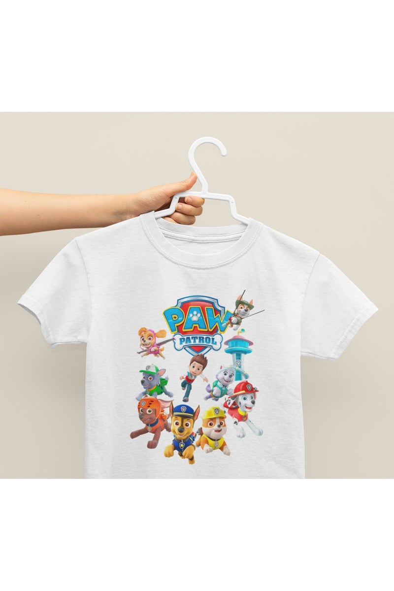 ZOOM تي شيرت شخصيات كرتون باو باترول للأطفال