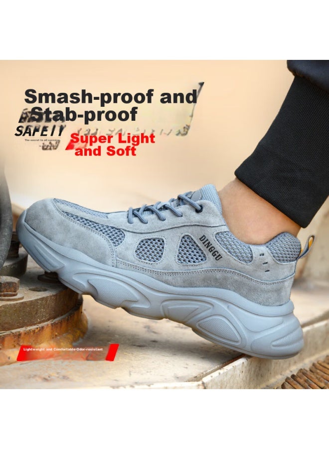 Dinggu Safety Shoes For Men, Ultra-Light, Breathable, Soft-Soled, Non-Slip, Wear-Resistant, Anti-Smashing, Puncture-Proof, Construction Site Safety Shoes Jd1166Huiw42 - Image 4