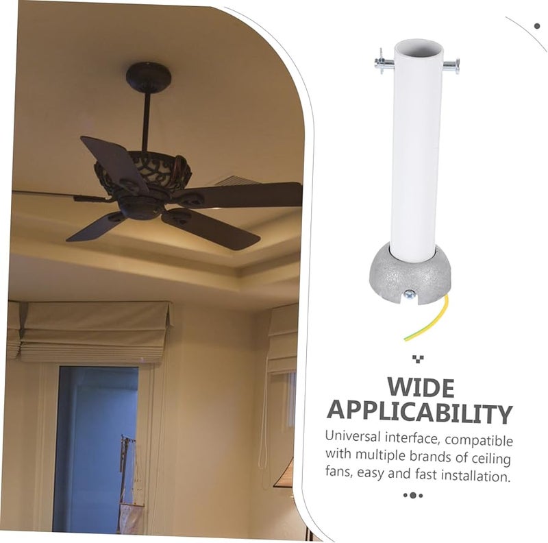 امتداد قضيب معدني لمراوح السقف: متين، أنيق، متعدد التوافق - Image 4