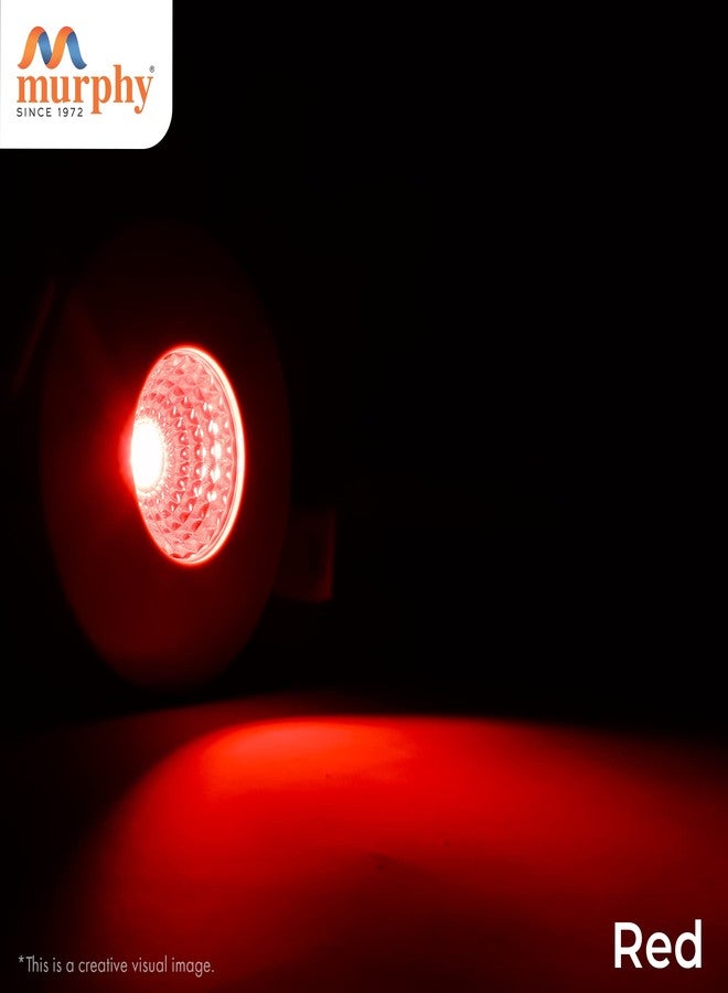 Murphy 3W LED COB Down Light - Recess (Red, Pack of 4) - Image 2