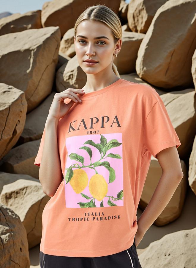 Kappa Graphic Print T-shirt with Crew Neck - Image 1