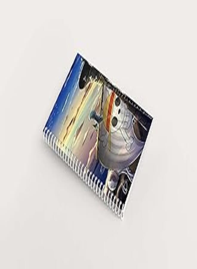 Going Merry (A5 (15X20)) 100 Pages 15 * 8" Premium Design Notebook