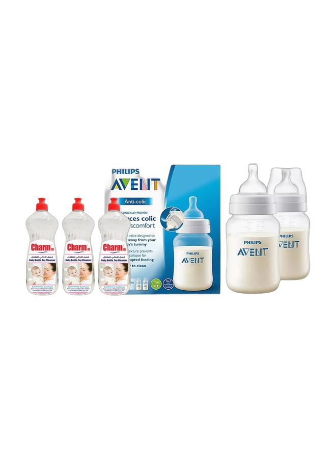 CHARMM Baby Bottle, Toy Cleanser 3 X 1L  - Image 1