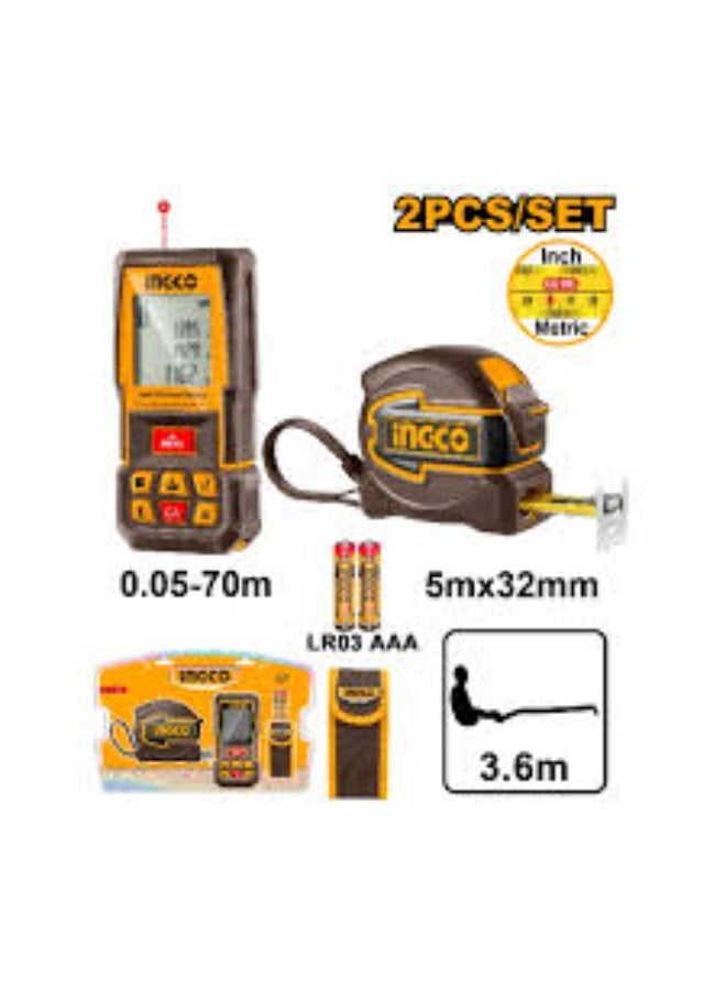 إنجكو متر ليزر رقمي 70 متر - Image 3