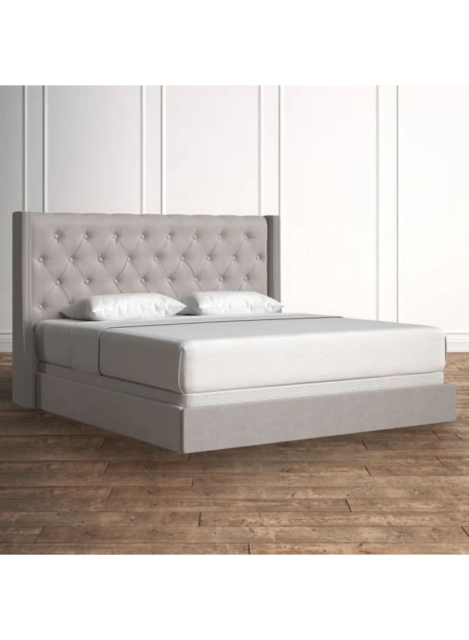 Joints Super King Bed Beige Engineered Wood 180x120x195  - Image 2