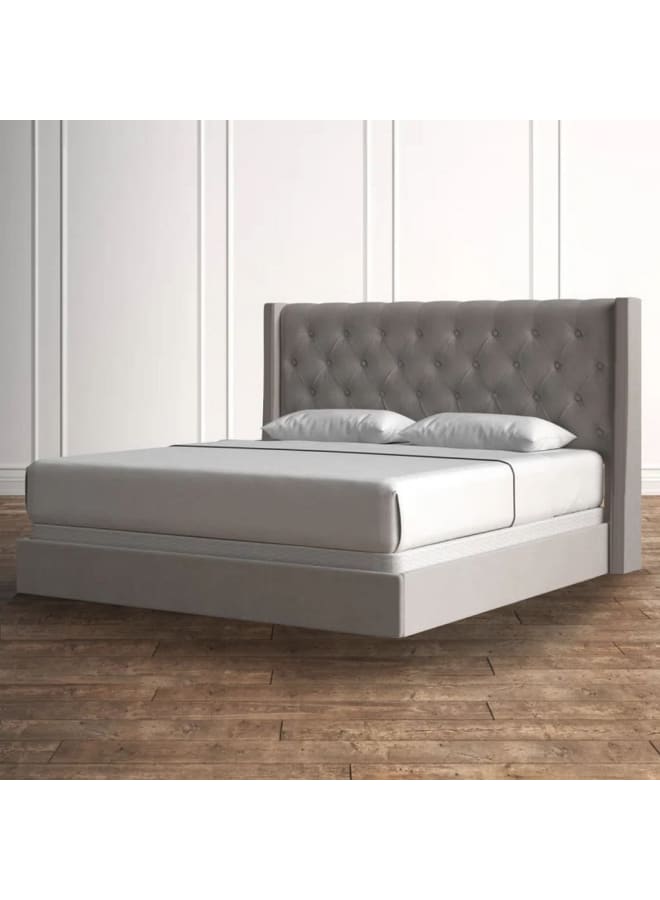 Joints Super King Bed Beige Engineered Wood 180x120x195  - Image 3