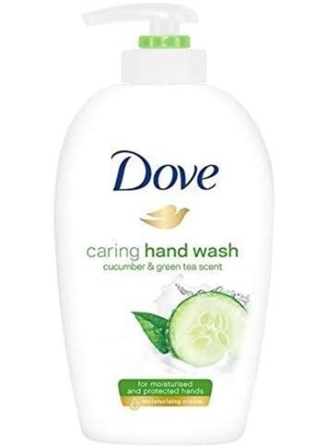 Dove Caring Hand Wash With Cucumber And Green Tea 250 ML - Image 1