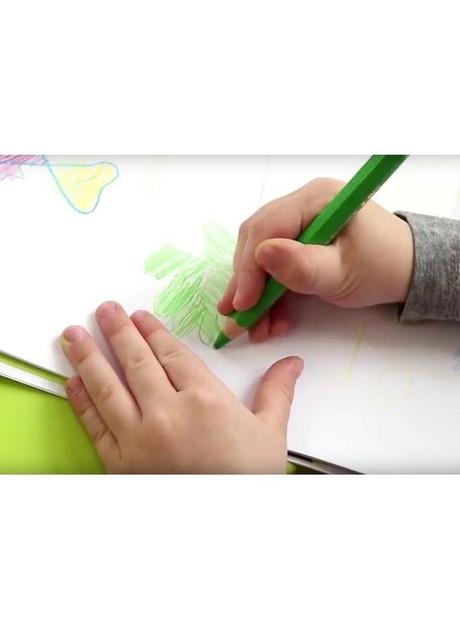 JOLLY - X Big Jumbo Colored Pencils; Set Of 24 (2 Pack Of 12) Perfect For Special Needs Art Therapy And Early Learners Multicolor - Image 1