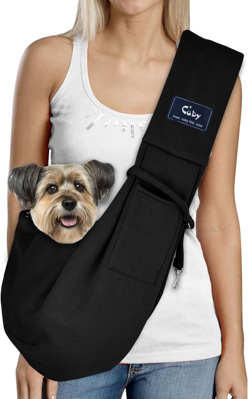 CUBY Summer Pet Carrier Sling for Dogs, Small Dogs, Cats - Single Shoulder Pet Bag for Travel, Dog Carrier Bag - Image 2