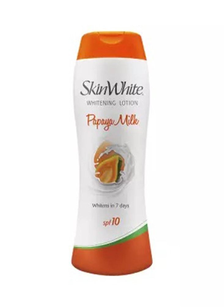 skin white SKIN WHITE Whitening Papaya Milk Lotion SPF10 350ml 
