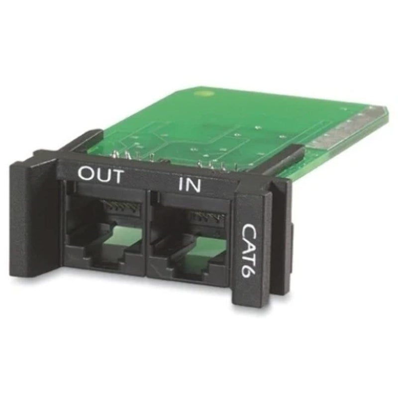APC PNETR6 1U Cat6 Or Cat5/5E Network Line Surge Protection Module W/ Prm4 Or Prm24 Chassis - Image 1