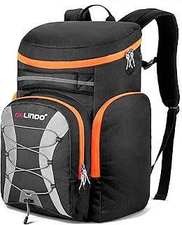 Gelindo Gelindo 55L Ski Boot Bag Backpack: Extra Large Skiing Snowboarding Bags Multi Compartments Pack for Equipment Gear-  - Image 1