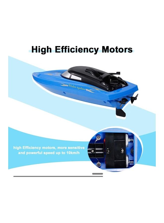 XiuWoo High Speed 2 Channels Remote Control Boat Multicolour 23 x 7 x 6cm  - Image 3
