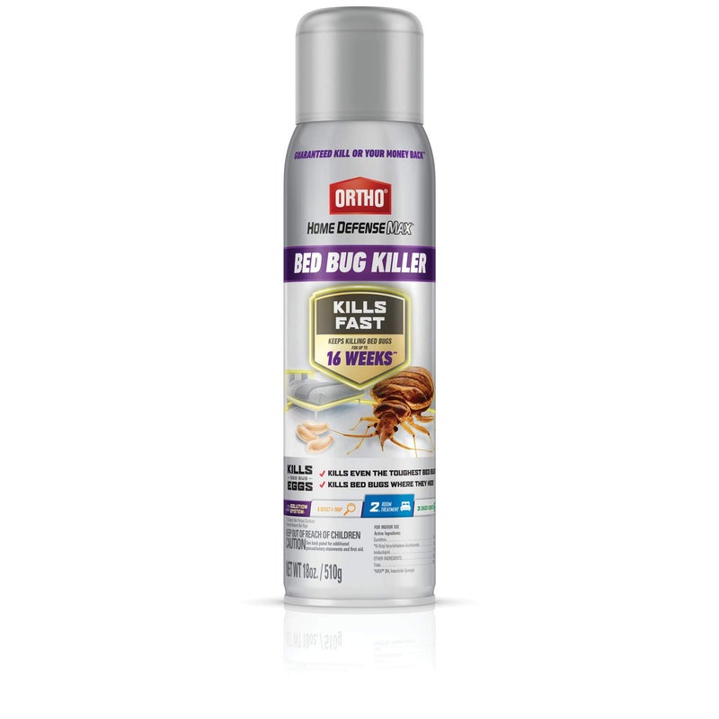 Ortho Home Defense Max Bed Bug Killer - Also Kills Fleas & Brown Dog Ticks, Spot Treatment, 18 oz - Image 1