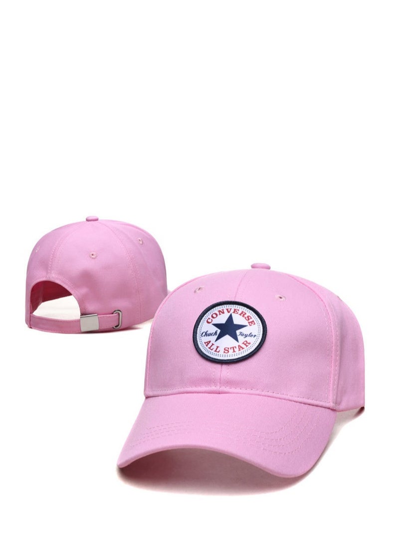كونفرس Converse All Star Pink Cap: Iconic Patch  Sweet Style