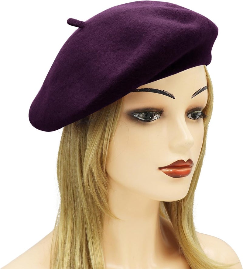 Umeepar Wool French Beret Hat for Women - Image 5
