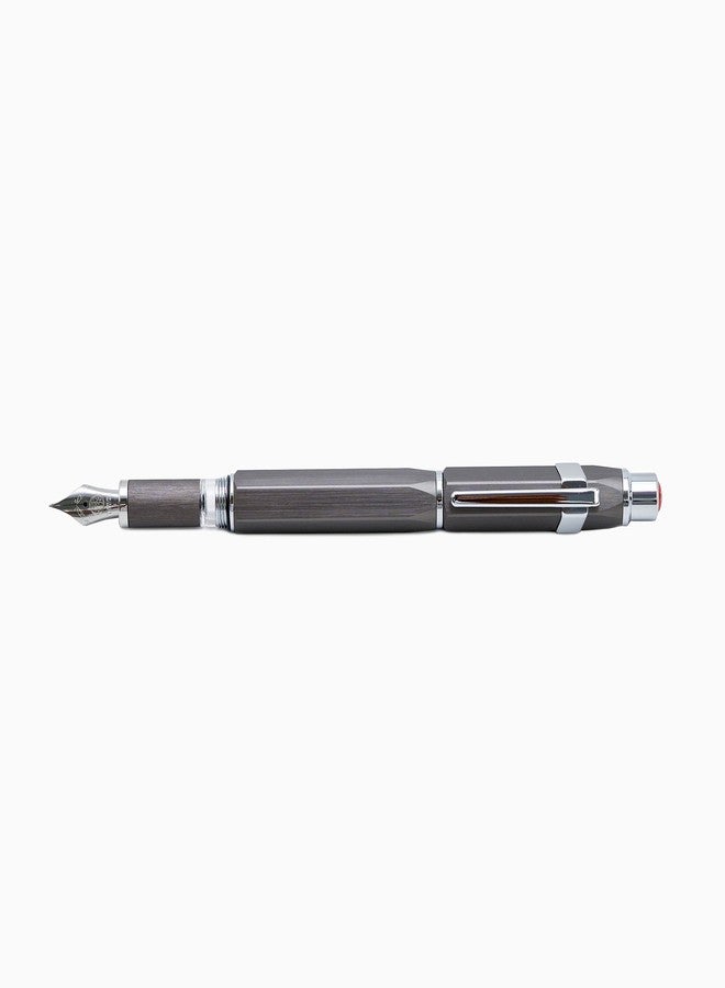 TWSBI Precision GunMetal Fountain Pen, F - Image 3