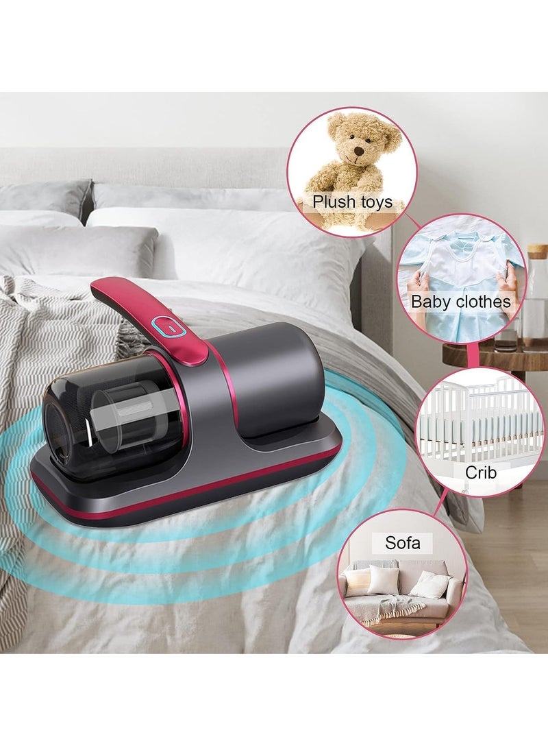 Relex Mite Removal Instrument, Wireless Mattress Vacuum Cleaner, Handheld Bed Vacuum Machine, UV Sterilizer, Effectively Clean Up Bed Mattresses & Cloth Sofas - Image 4