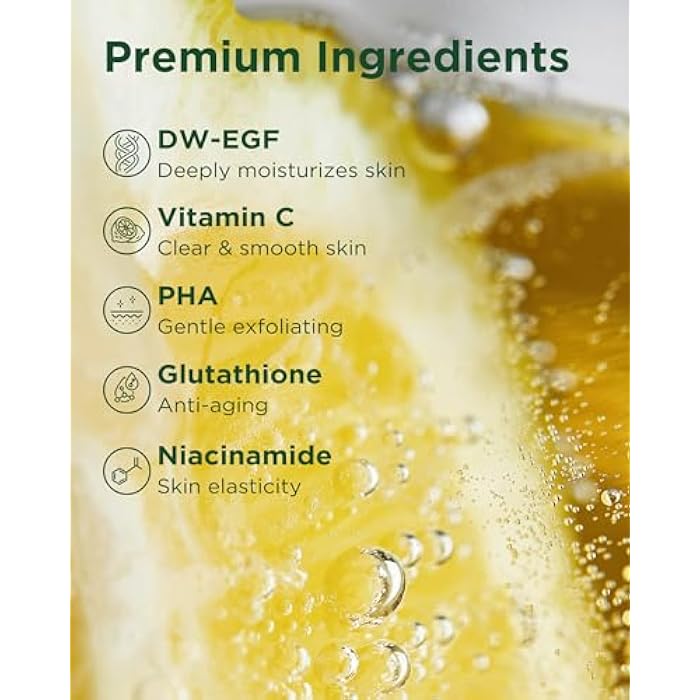 EASYDEW DW-EGF Peptide M Vita-C Toner – Revitalizing Exfoliating Hydrating Toner for Sensitive Skin with Glutathione, Vitamin C, Niacinamide and PHA - Skin Softening & Clearing Booster, 5.07 fl.oz. - Image 3