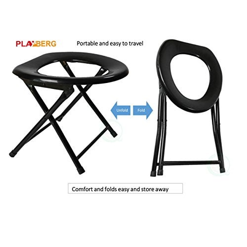 PLAYBERG Folding Portable Toilet Seat for Camping and Hiking - Image 4