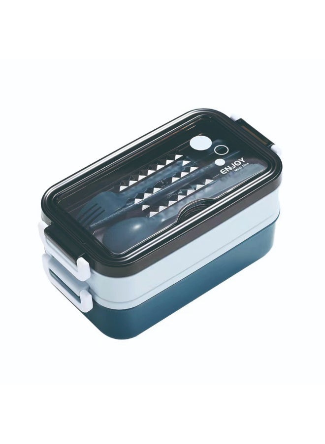 ROEIEIS BPA-Free Food-Grade Lunch Box with Secure Seal, 3-Tier Stackable Design – Leak-Resistant Compartments for Work, Picnics, Outdoor (Dishwasher and Microwave Safe) - Image 1